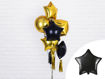 Picture of FOIL BALLOON STAR BLACK 18 INCH